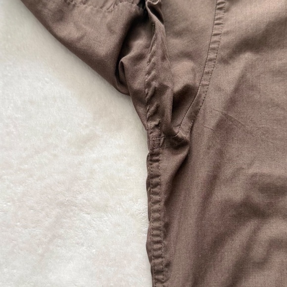 RVCA Brown Casual Button Down Shirt - Picture 6 of 14